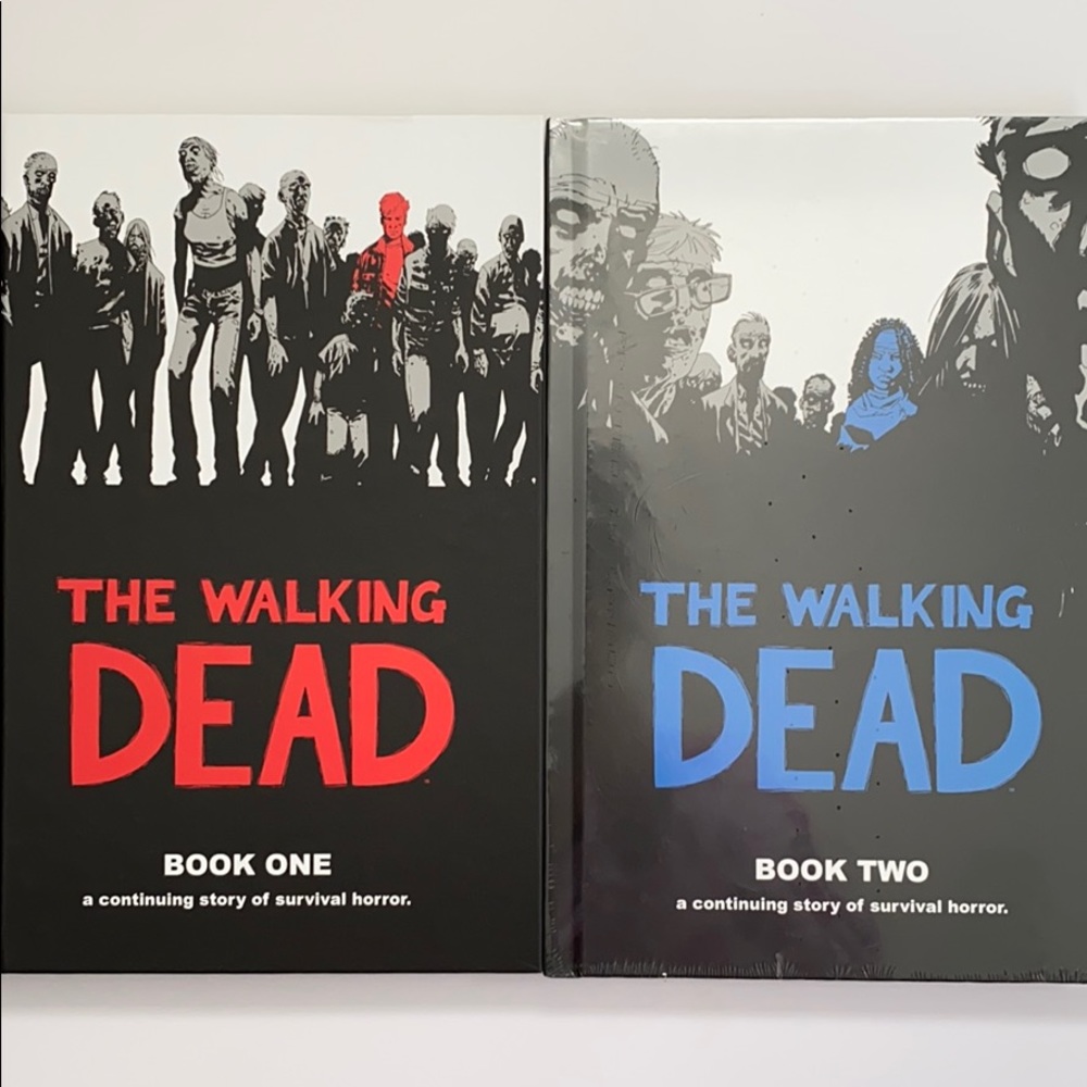 Walking Dead Book 1 & 2 Comic Hardcover